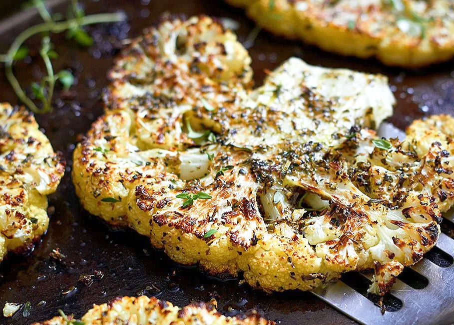 Grilled Truffle Parmesan Cauliflower Steaks – Rocky Mountain Olive Oil