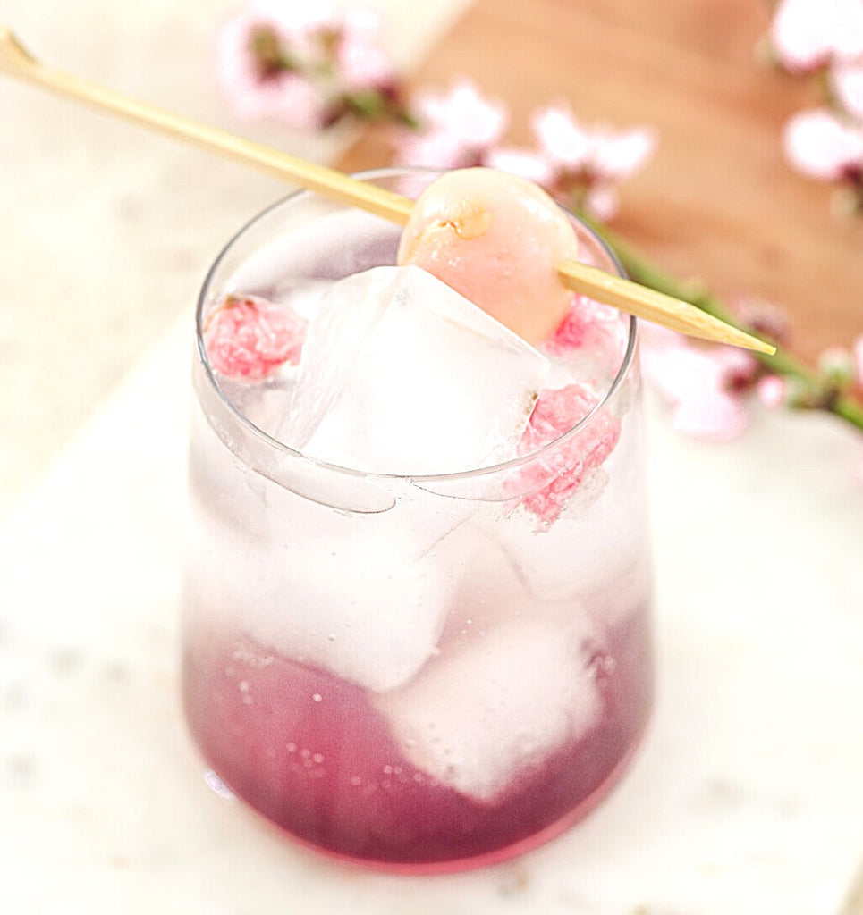 Lavender Lychee Gin Cocktail