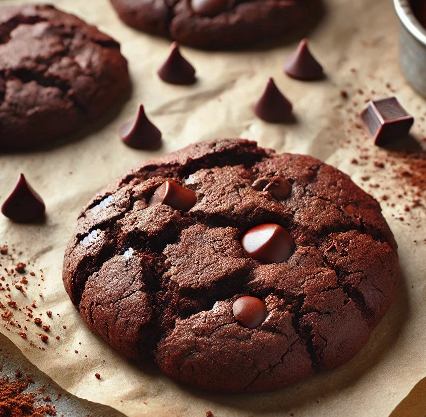 Olive Wood Smoked Balsamic Chocolate Cookies