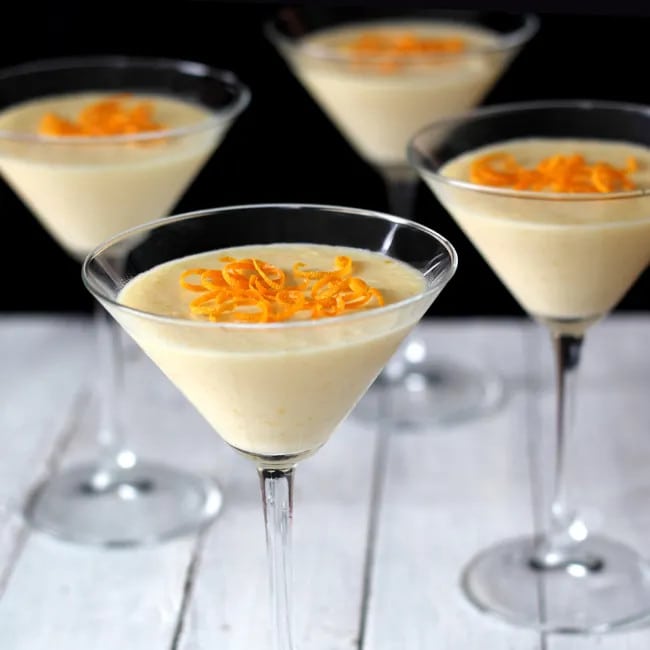 Orange Vanilla Balsamic & White Chocolate Mousse