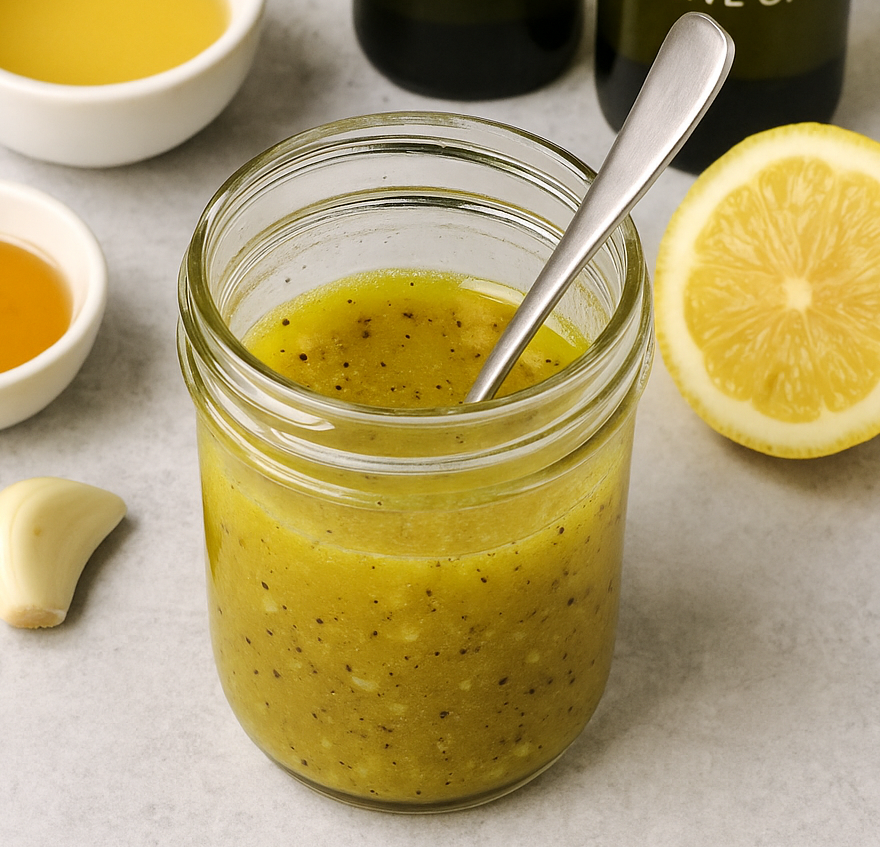 Oregano Garlic Honey Vinaigrette