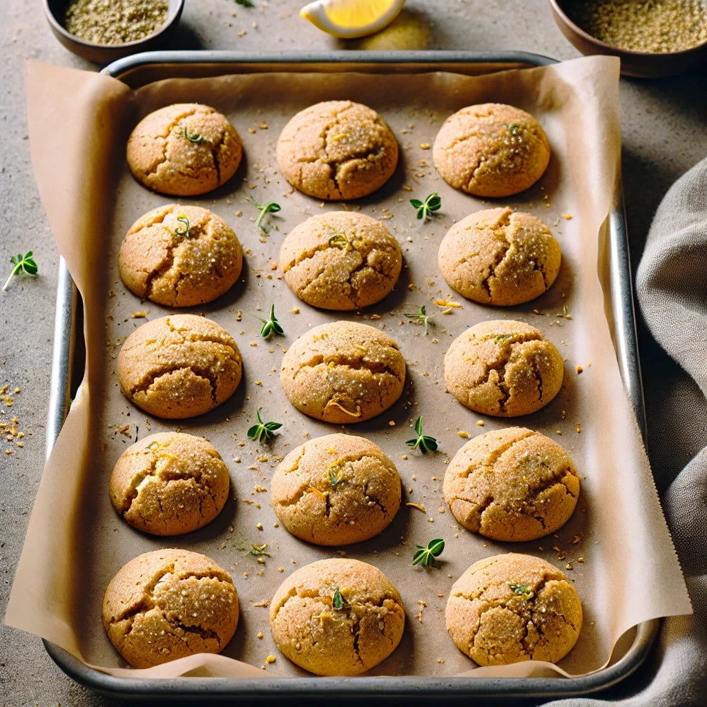 Oregano & Lemon Almond Cookies