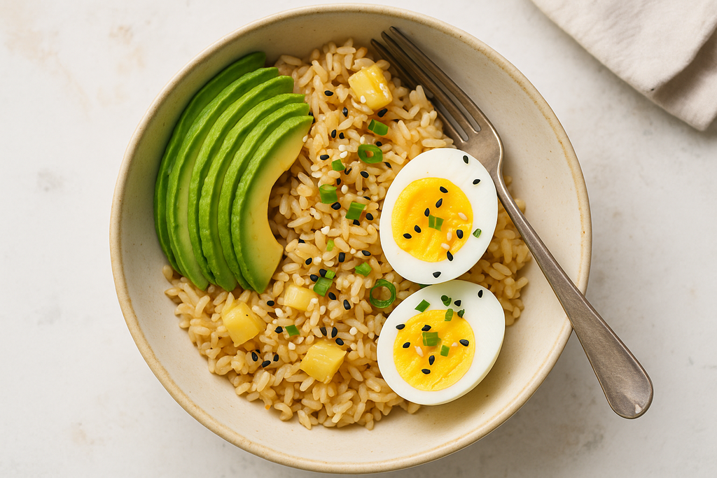 Pineapple Sesame Rice Bowl