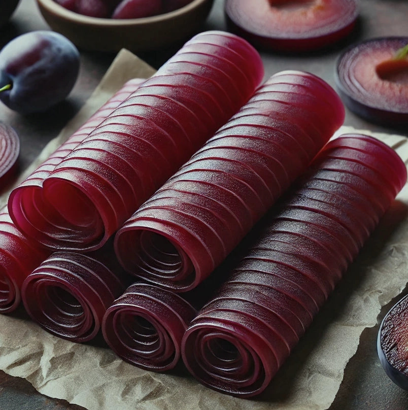 Plum & Lychee Fruit Roll-ups