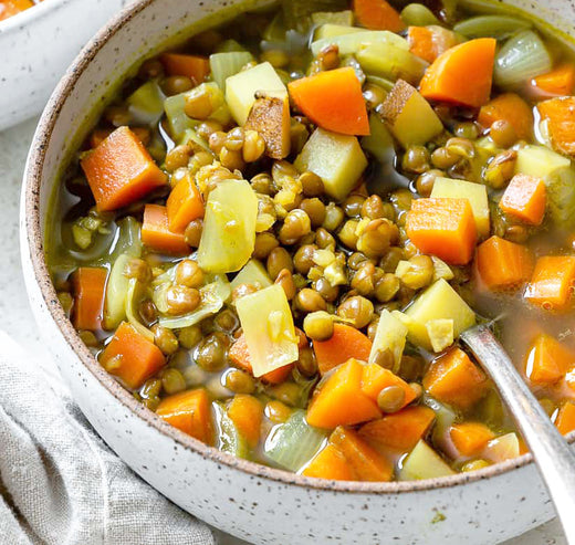 Rosemary Crock Pot Lentil Soup