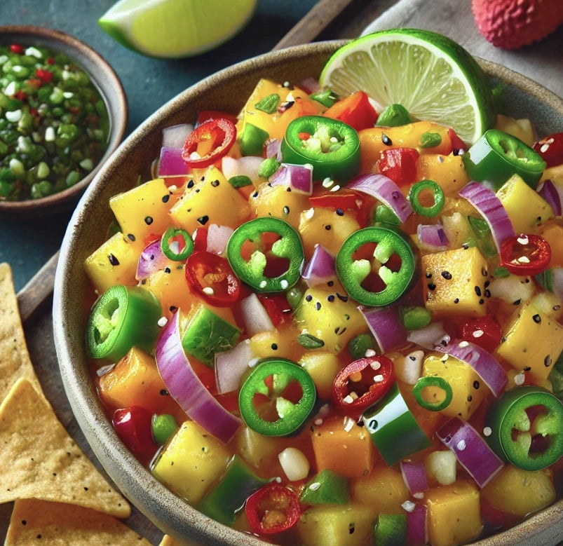 Spicy Lychee Fruit Salsa