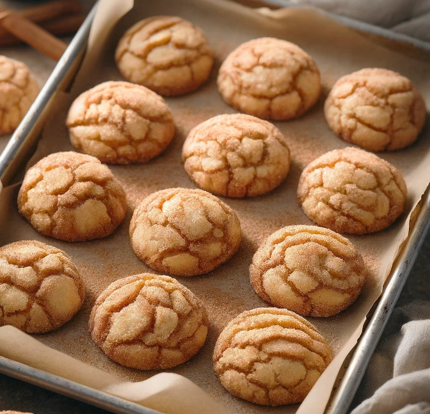 Vanilla Balsamic Snickerdoodles