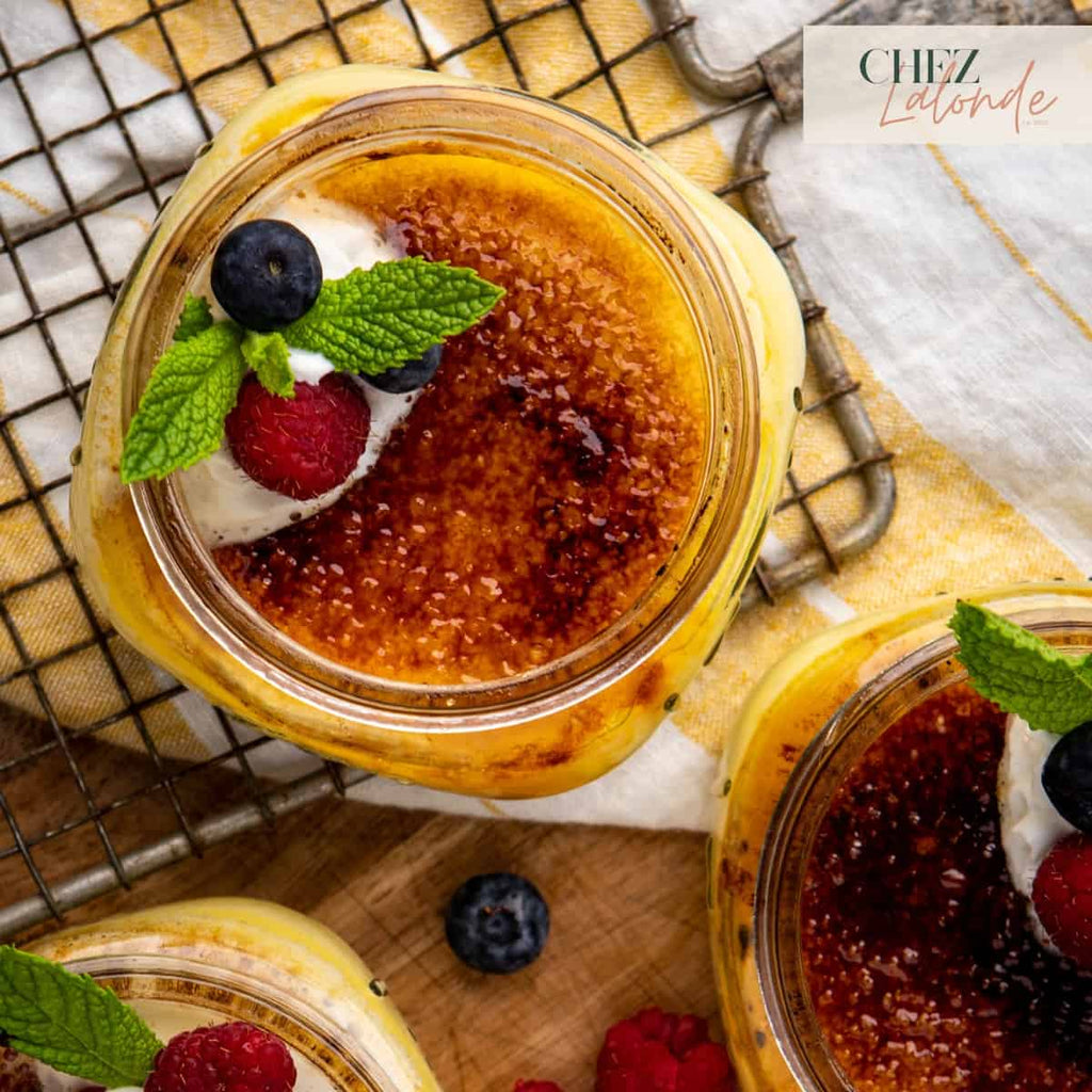 Vanilla & Herb Crème Brûlée