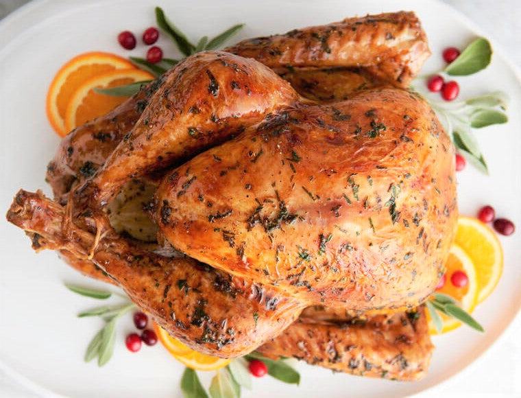Herb Rubbed Roasted Turkey