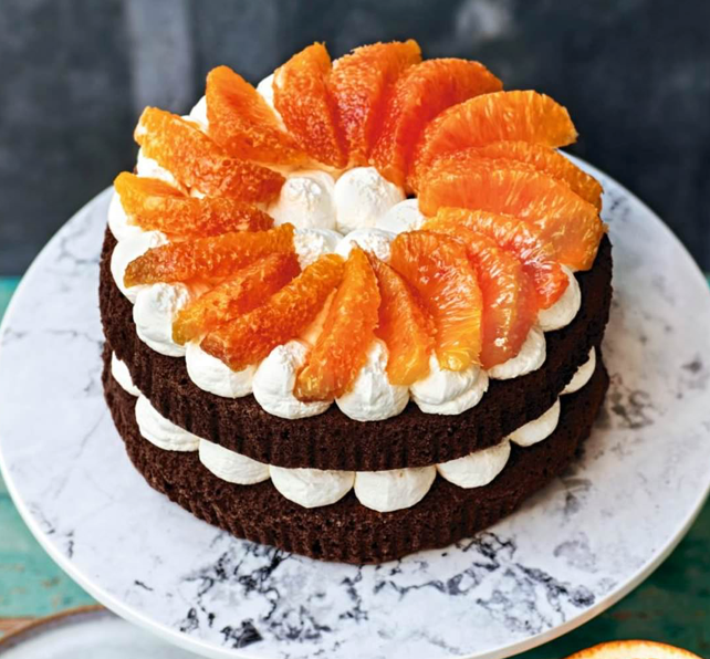Mandarin Orange Chocolate Cake