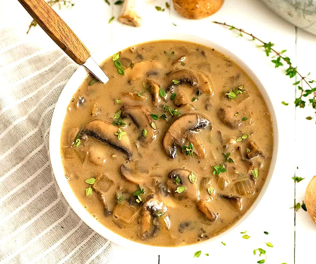 Savory Vegan Mushroom Soup