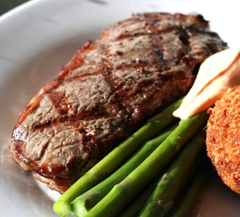 Olive Wood Smoked New York Strip Steak
