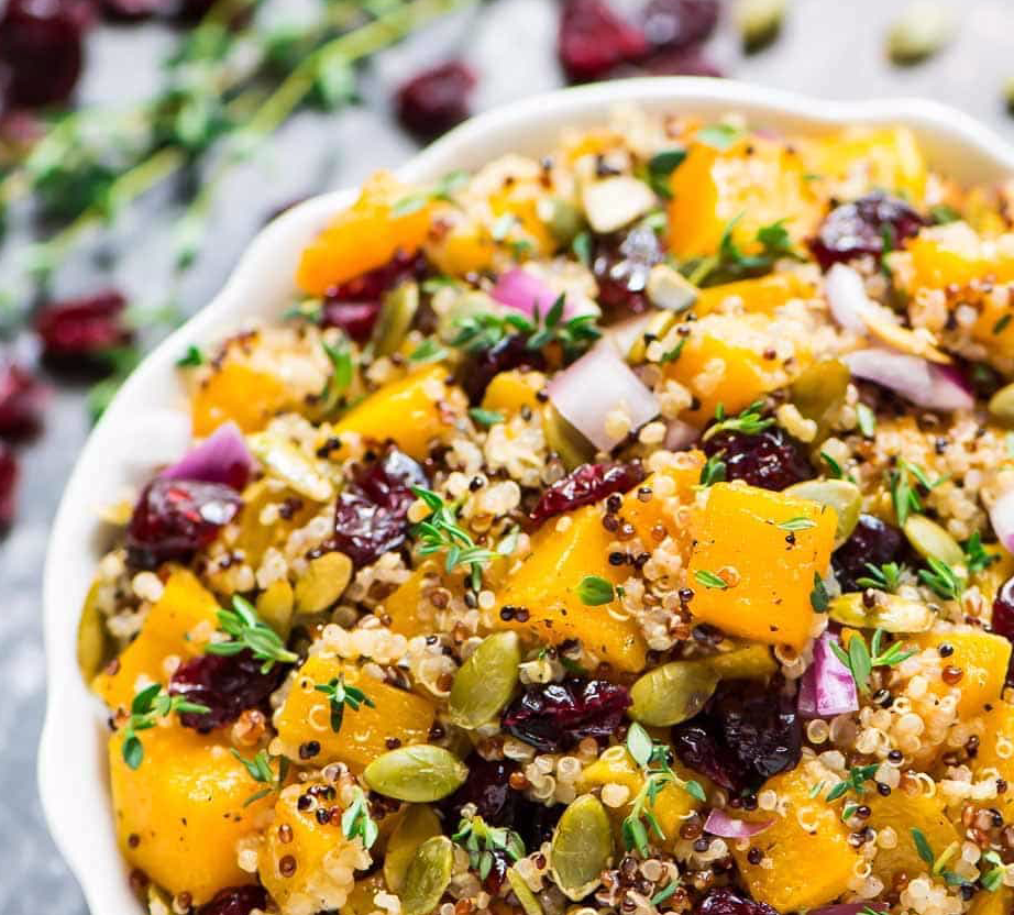 Quinoa and Roasted Butternut Squash Bowl