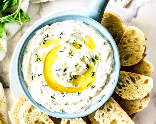 Thyme Infused Whipped Ricotta Dip