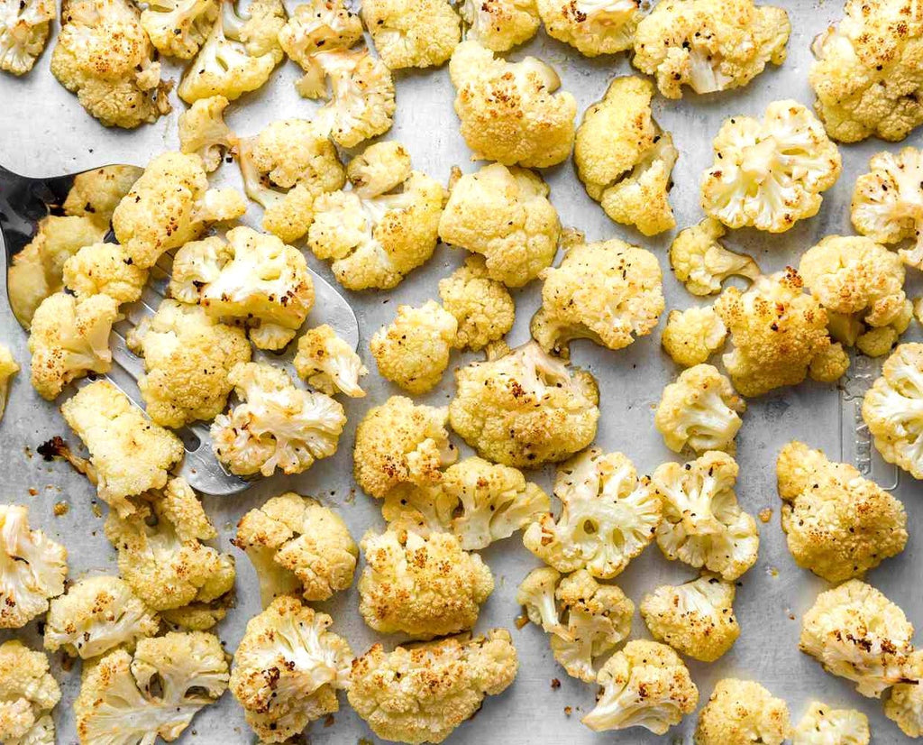 Cacio e Pepe Roasted Cauliflower