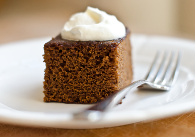 Gingerbread Cake with Butter Olive Oil