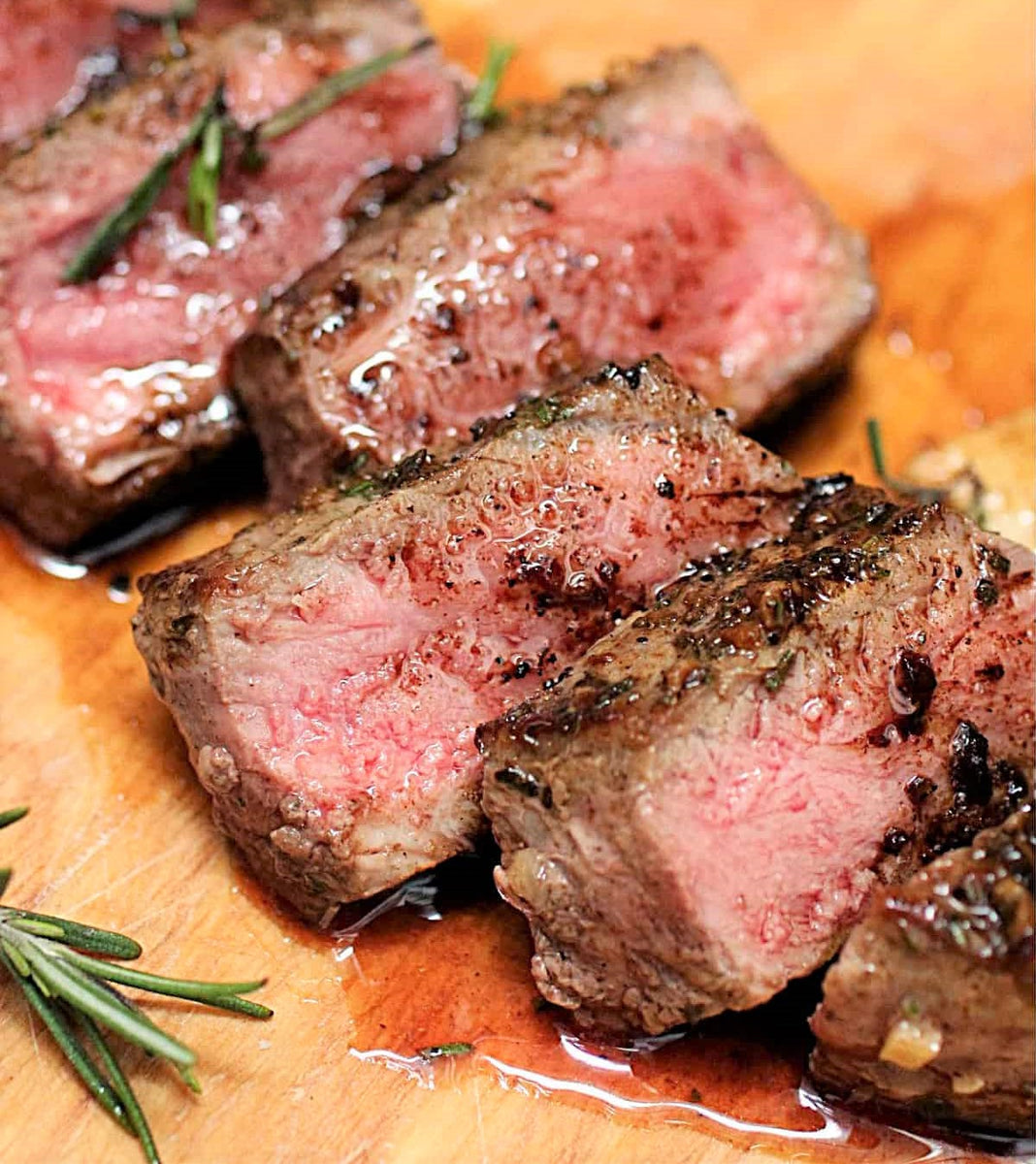 Sirloin and Pan Sauce Rocky Mountain Olive Oil