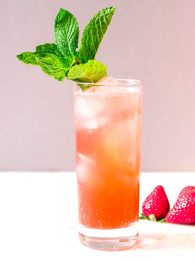 Strawberry Vanilla Vodka Cocktail