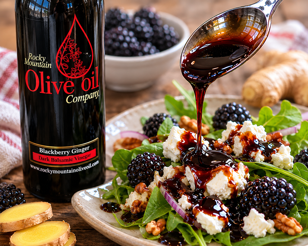 Blackberry Ginger Dark Balsamic Vinegar – Rocky Mountain Olive Oil