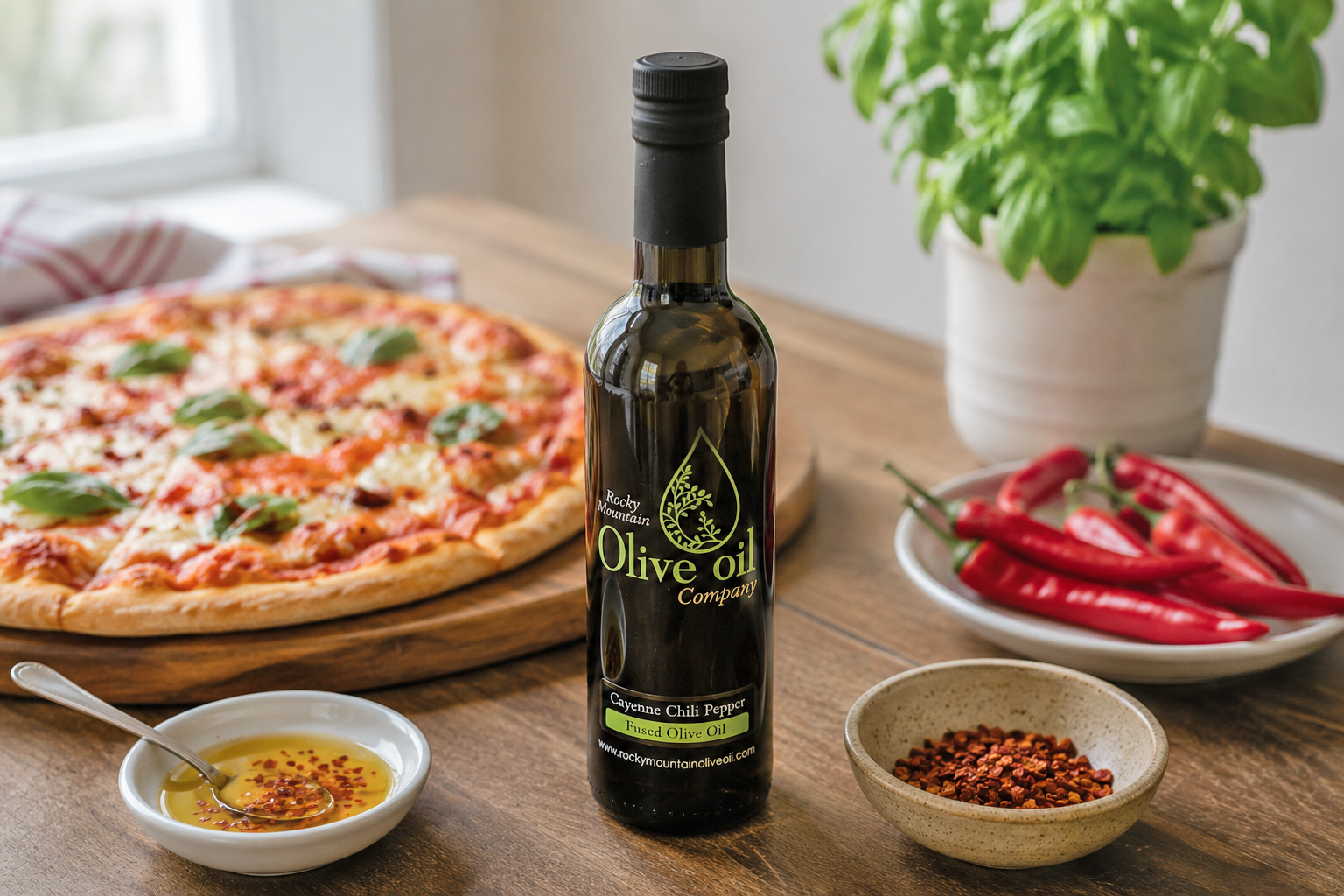 Cayenne Chili Pepper Fused Olive Oil – Rocky Mountain Olive Oil