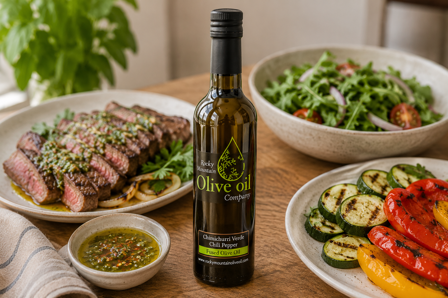 Chimichurri Verde Chili Pepper Fused Olive Oil – Rocky Mountain