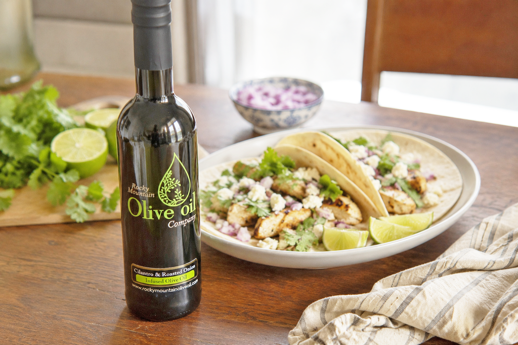 Cilantro & Roasted Onion Infused Olive Oil – Rocky Mountain Olive Oil