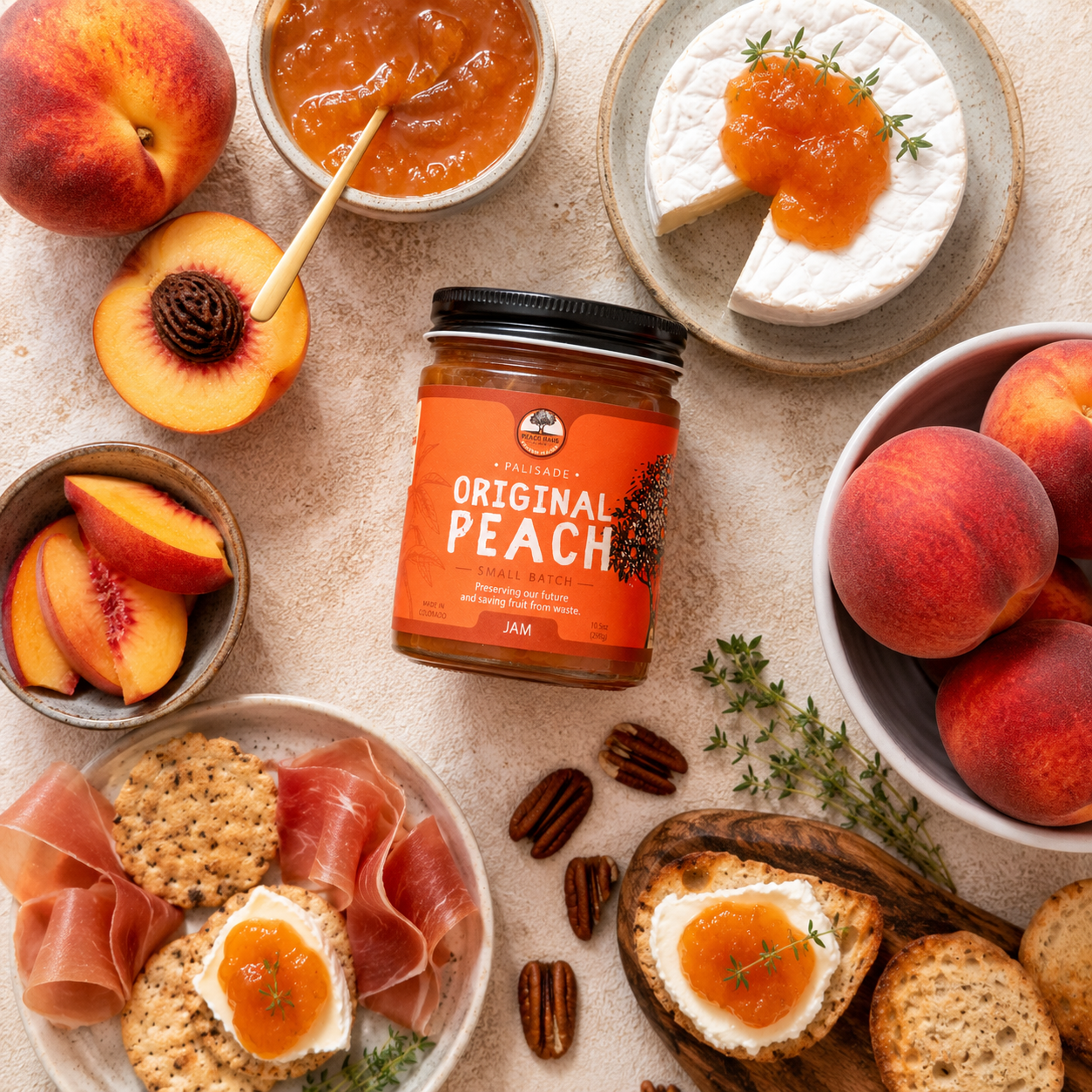 Peach Haus Original Palisade Peach Jam – Rocky Mountain Olive Oil