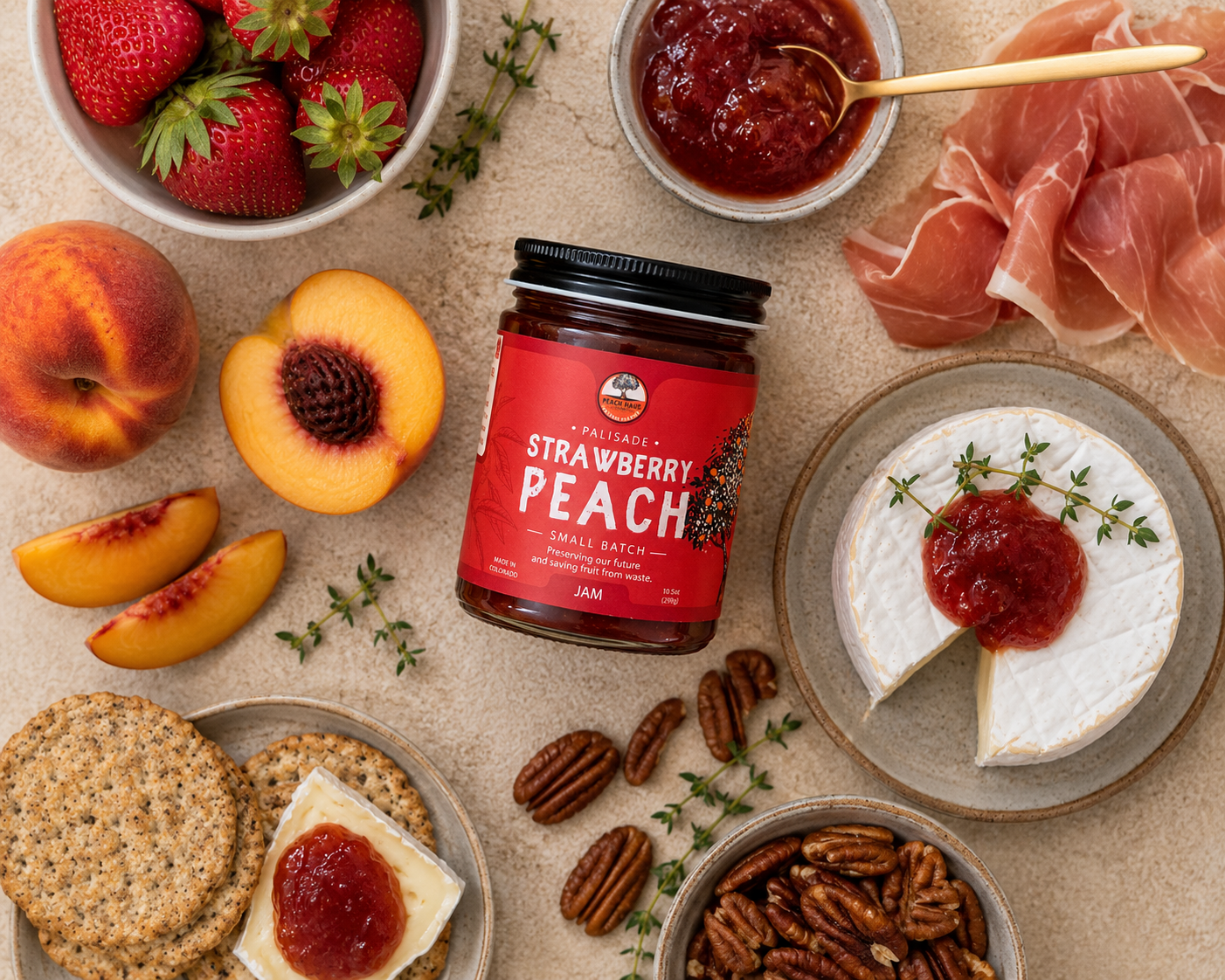 Strawberry Peach Haus Palisade Peach Jam – Rocky Mountain Olive Oil