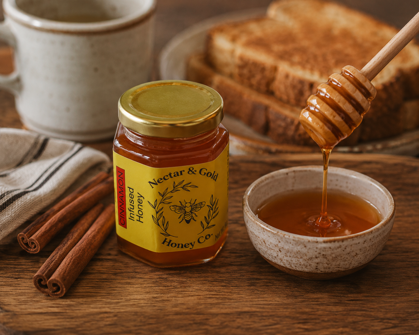 Cinnamon Infused Honey – Rocky Mountain Olive Oil