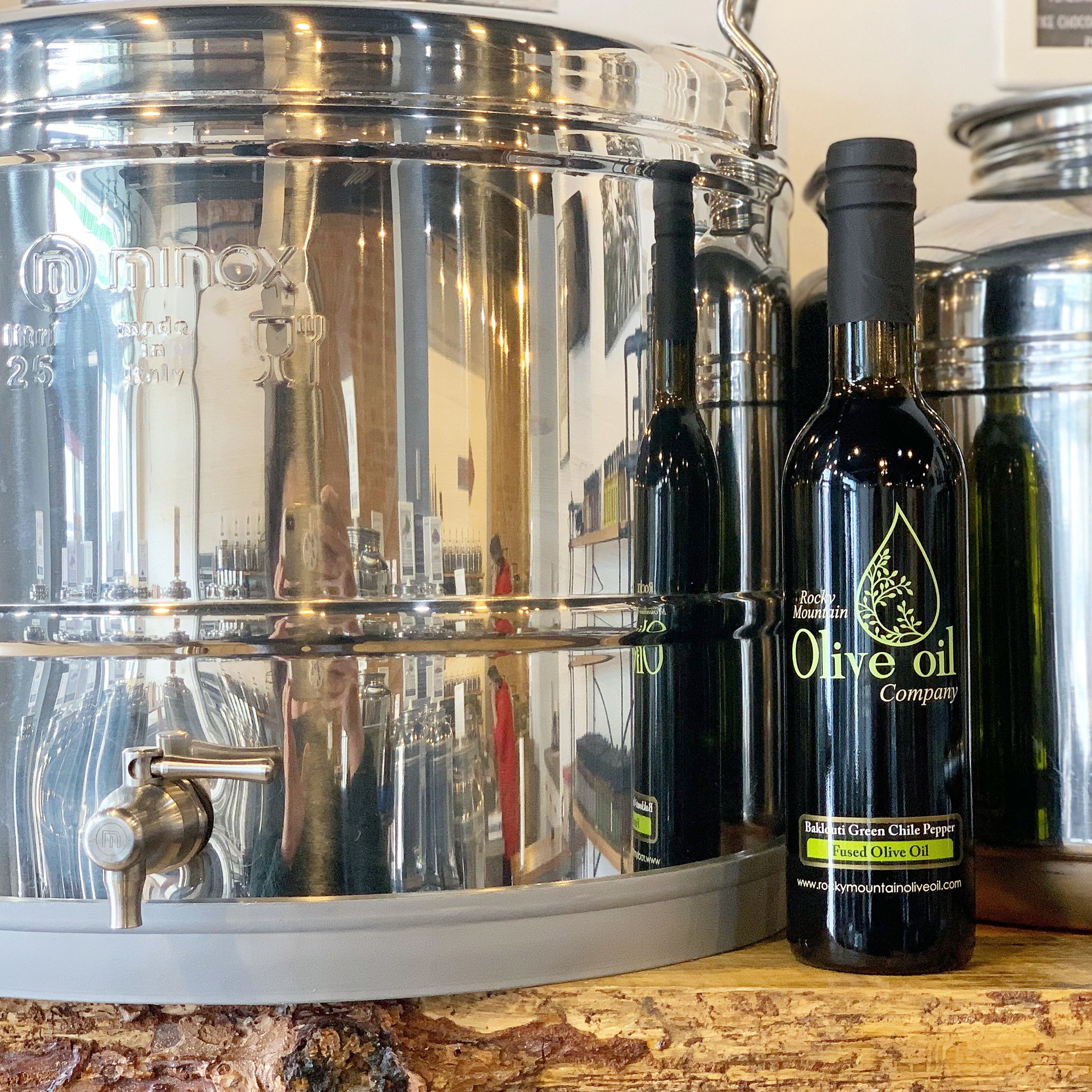 Baklouti Green Chili Pepper Fused Olive Oil – Rocky Mountain Olive Oil