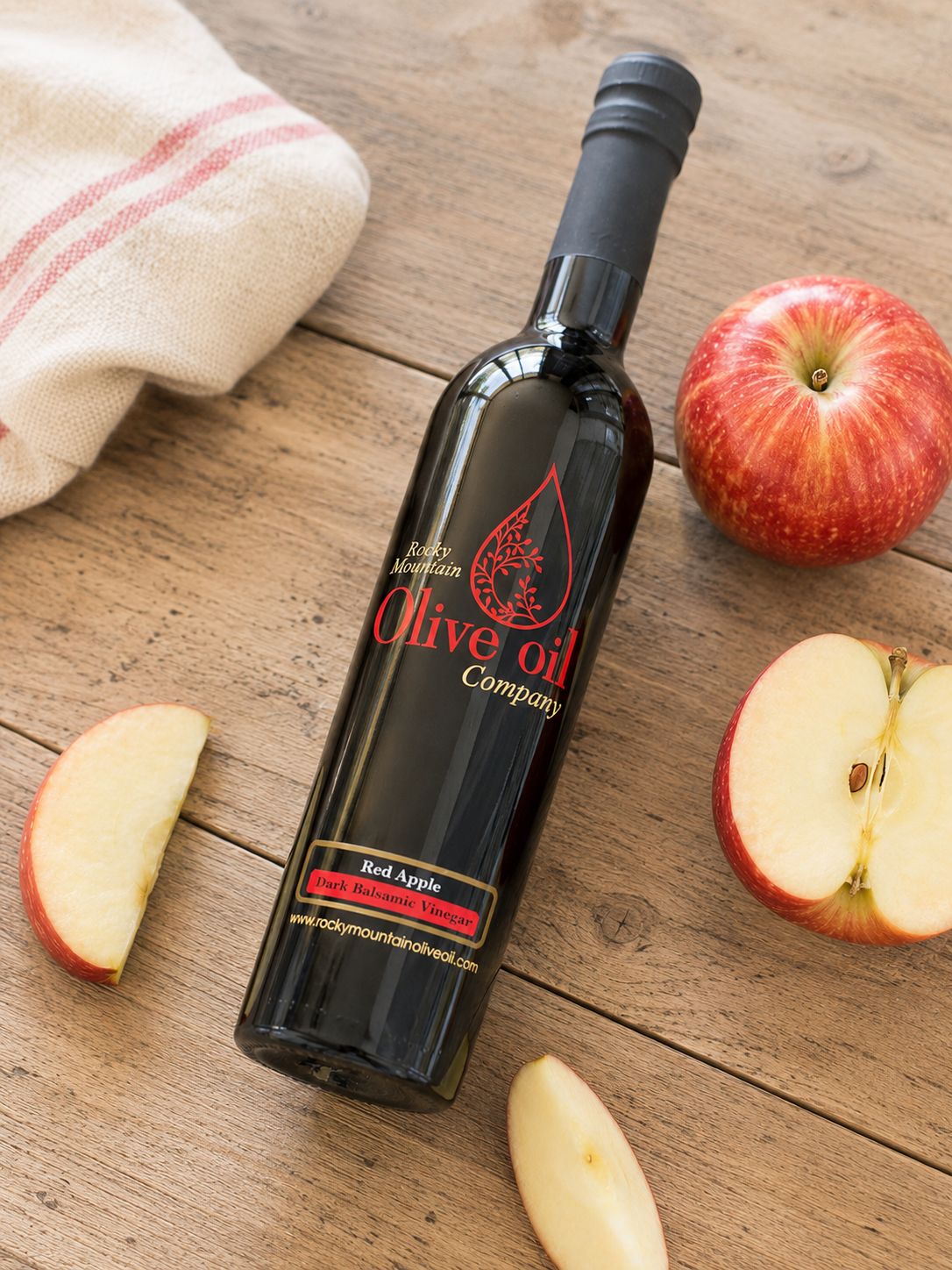 Red Apple Dark Balsamic Vinegar – Rocky Mountain Olive Oil