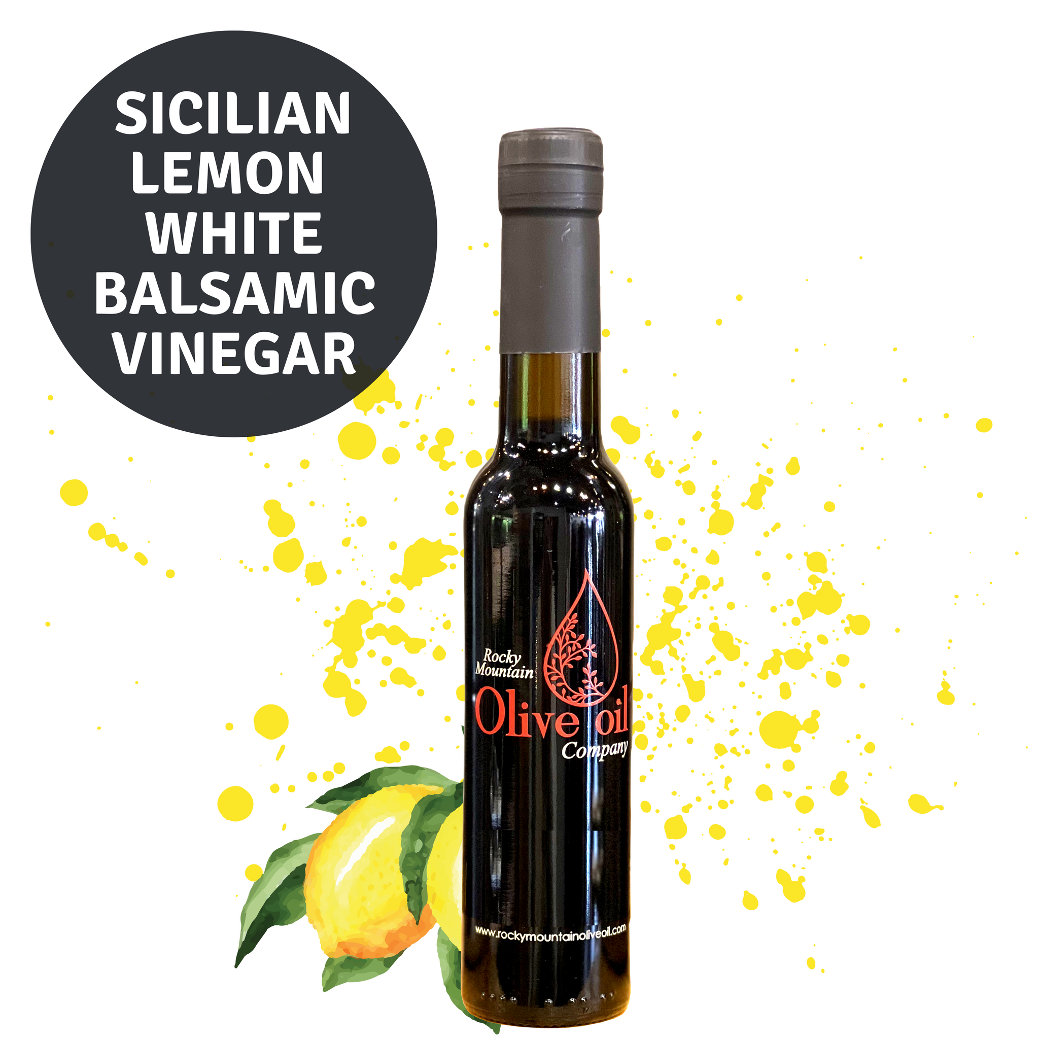 Sicilian Lemon White Balsamic Vinegar – Rocky Mountain Olive Oil