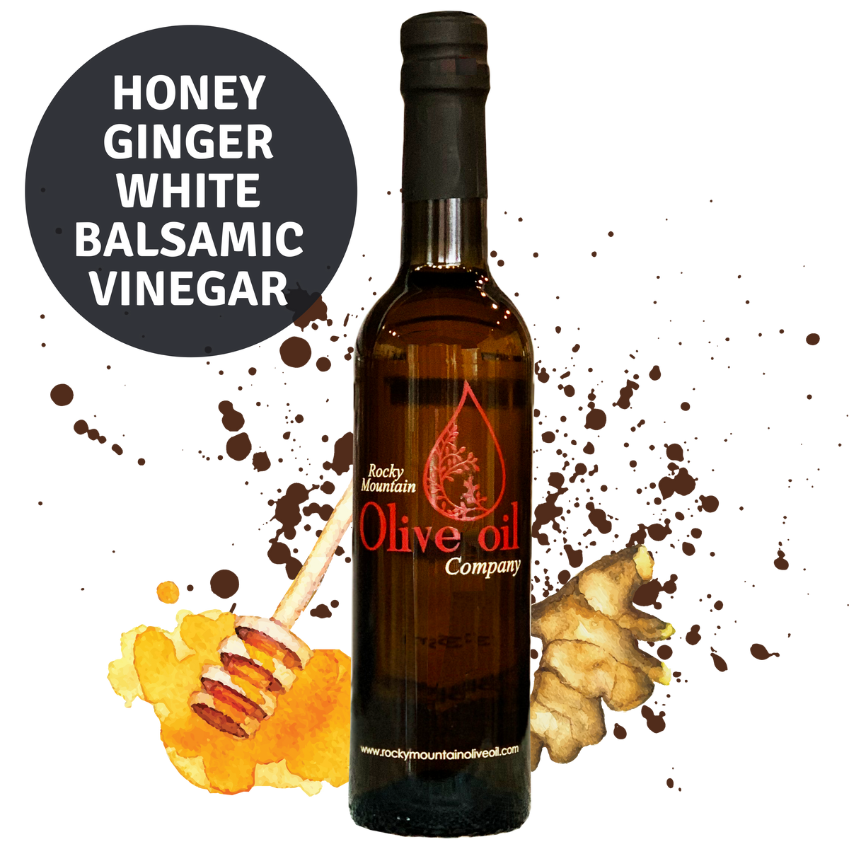 Honey Ginger White Balsamic Vinegar Rocky Mountain Olive Oil