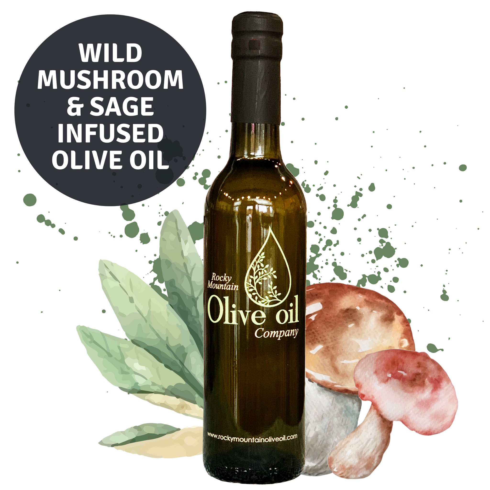 Wild Mushroom & Sage Infused Olive Oil – Rocky Mountain Olive Oil
